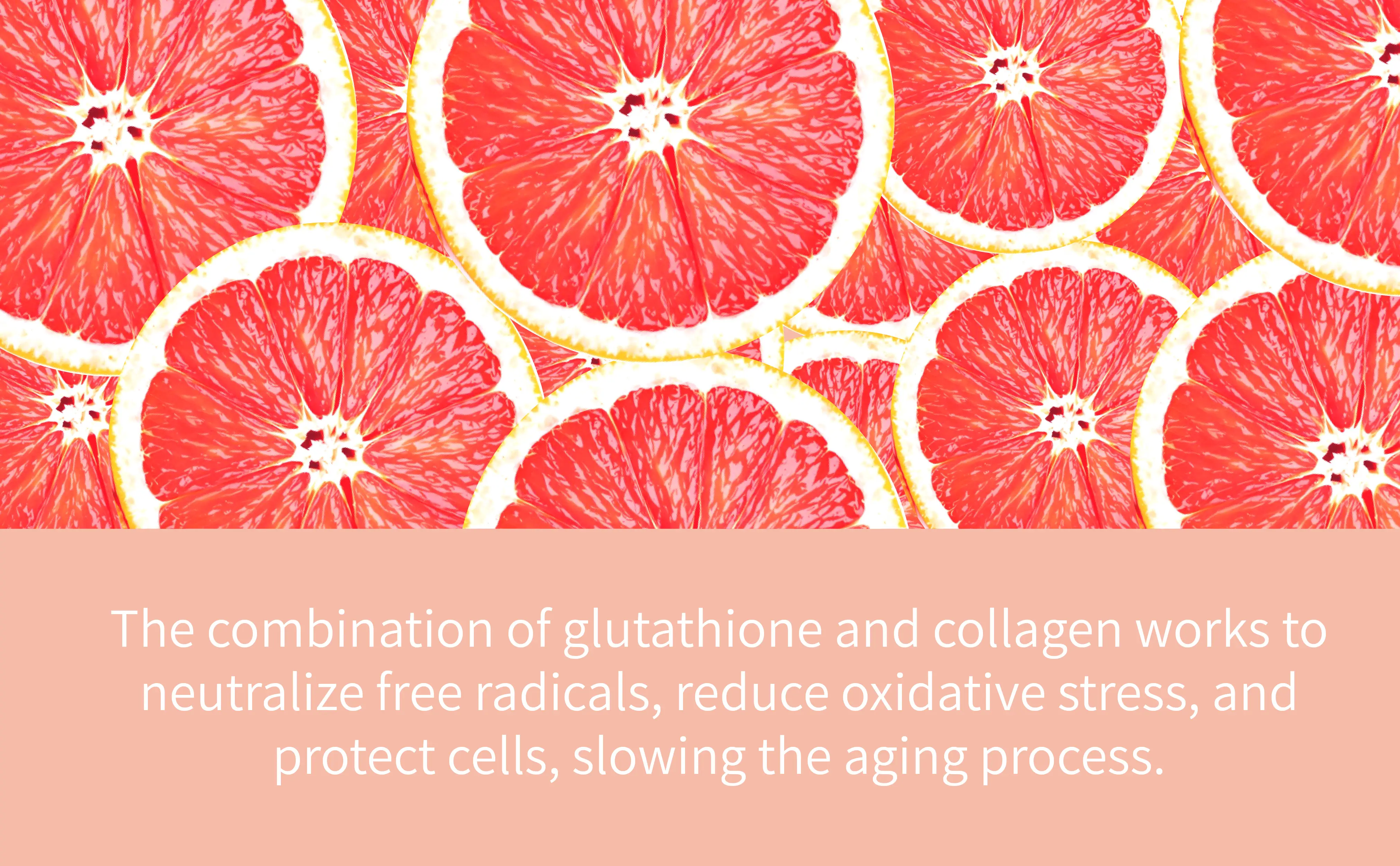 Grapefruit Collagen Gummies with Vitamin C & Hyaluronic Acid