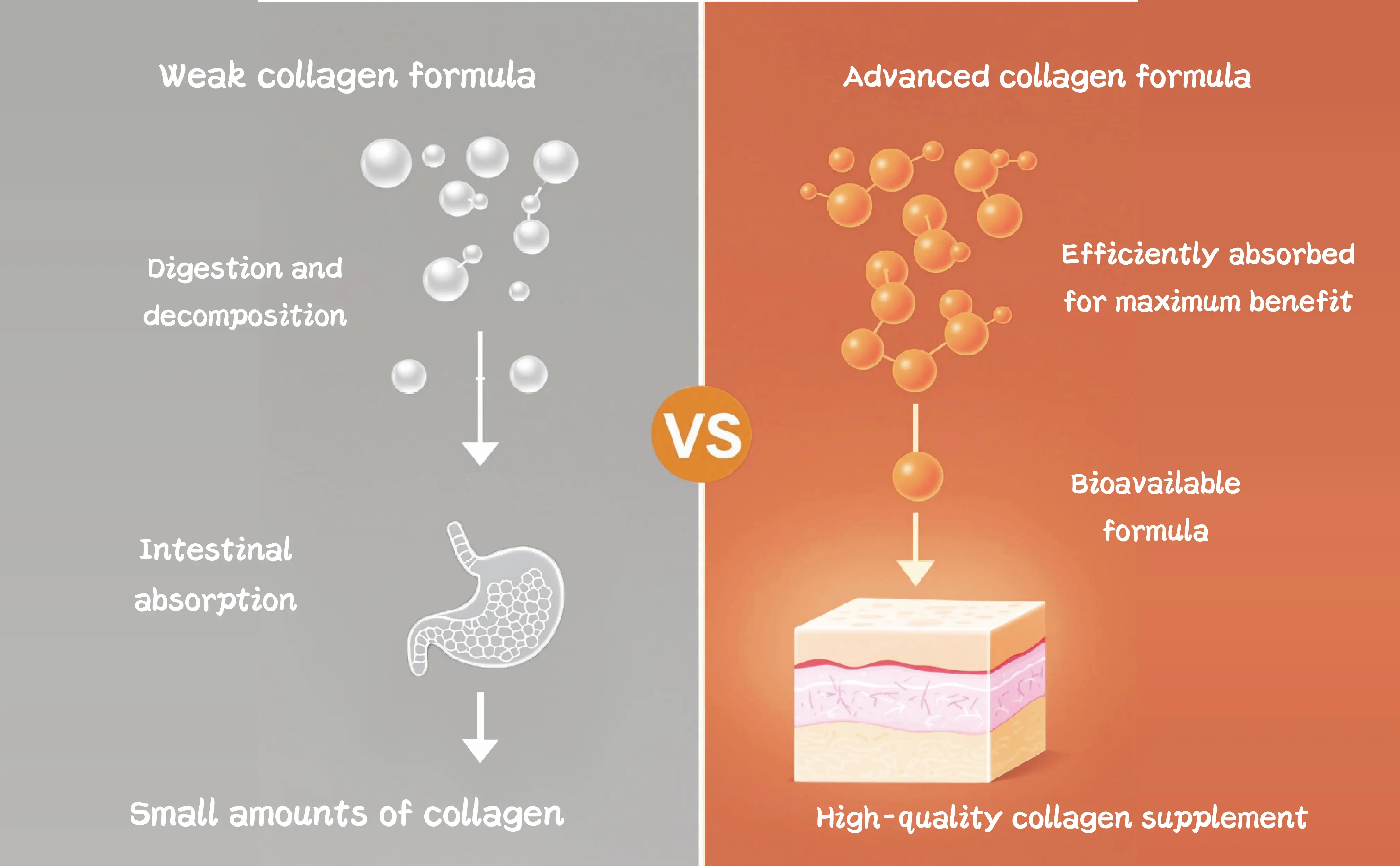 Grapefruit Collagen Gummies with Vitamin C & Hyaluronic Acid