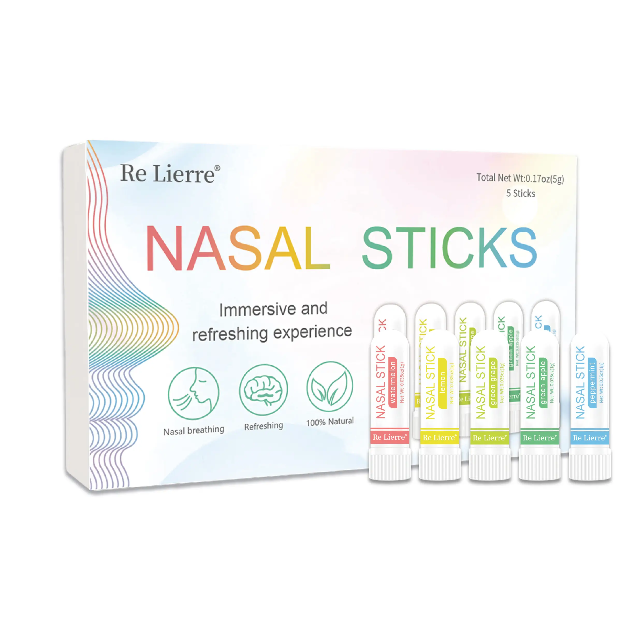 Nasal Inhaler Stick | Fruity Mix & Cooling Min