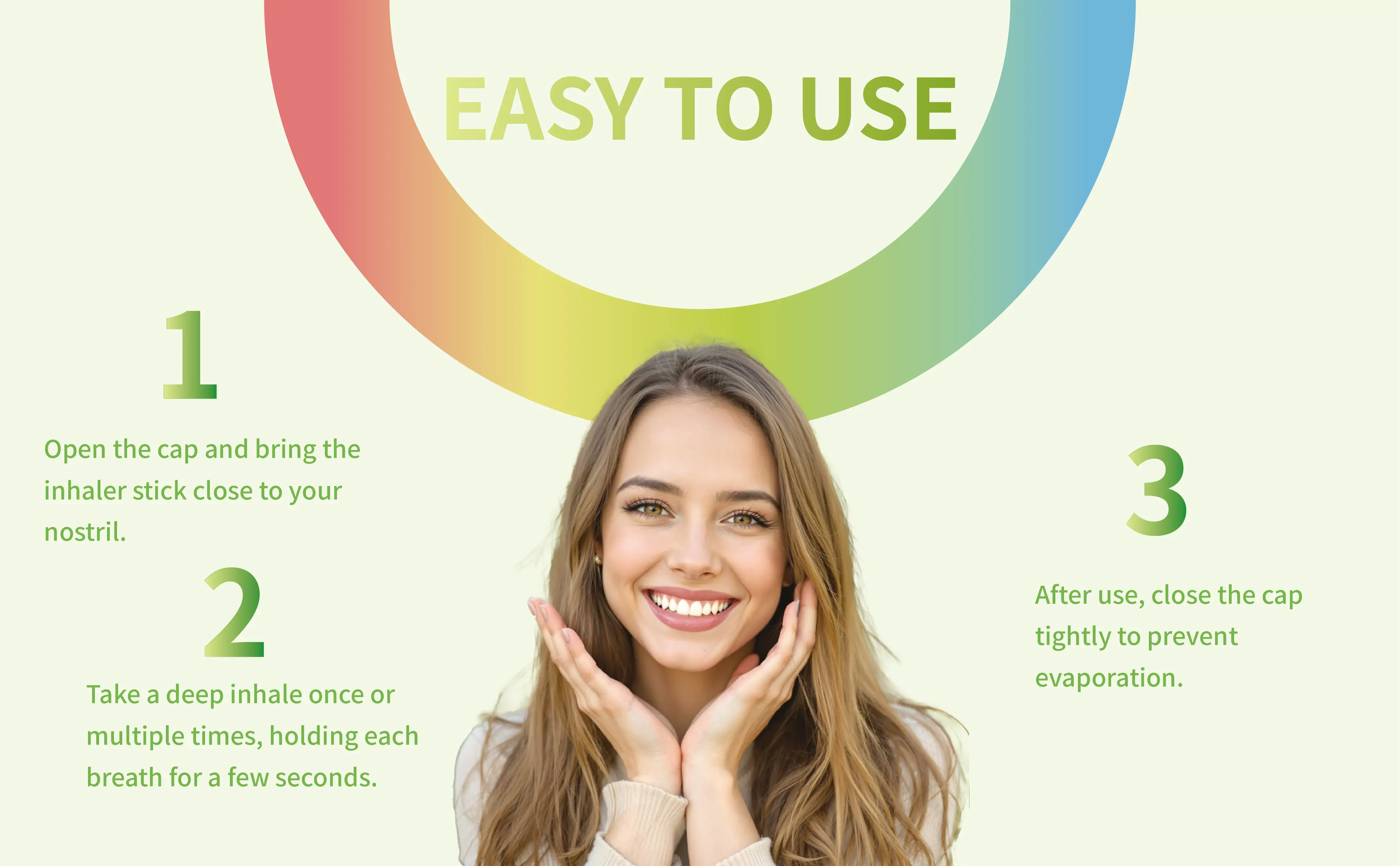 Nasal Inhaler Stick | Fruity Mix & Cooling Min