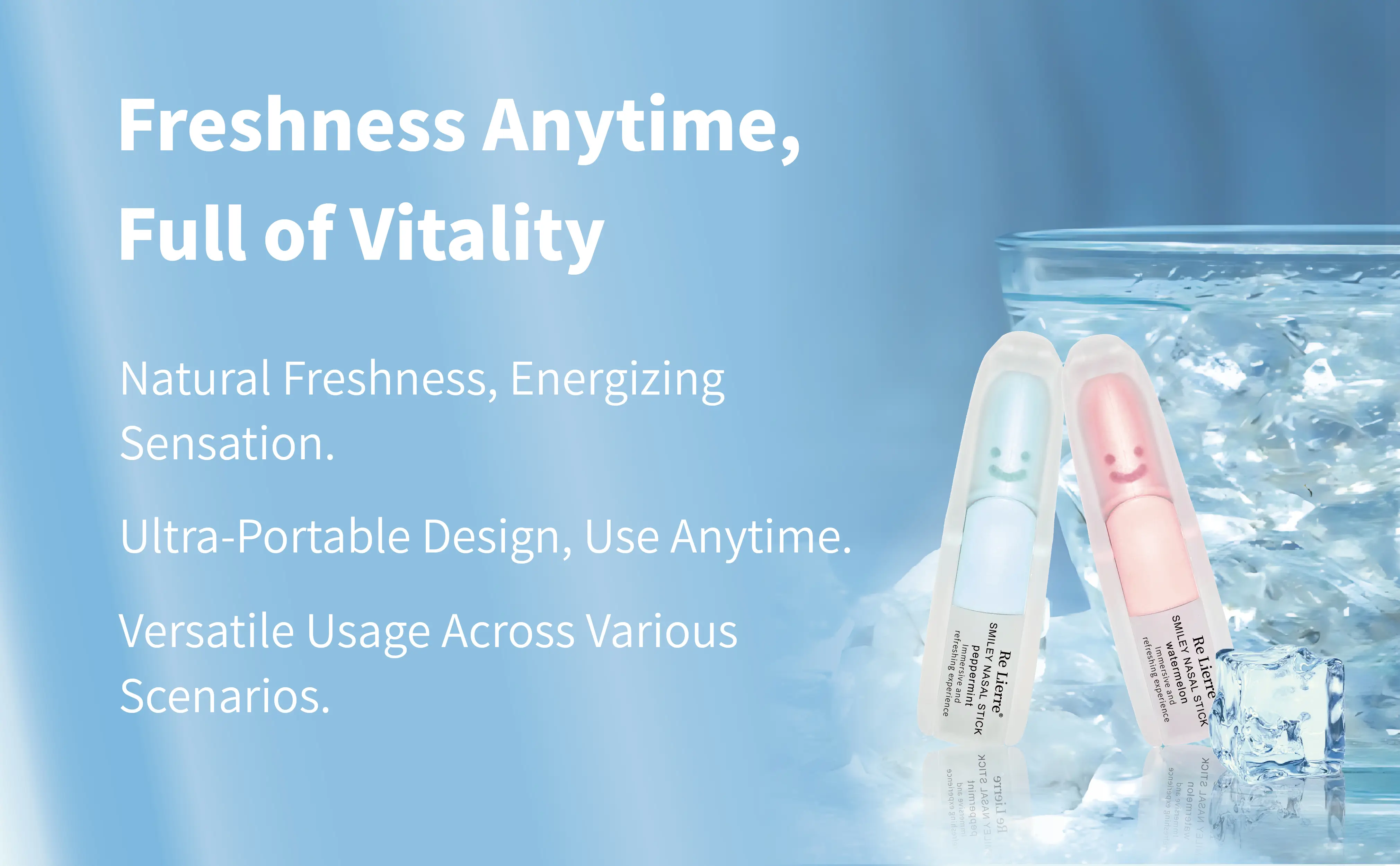 Nasal Stick | Dual-Action Mint or Watermelon Detail