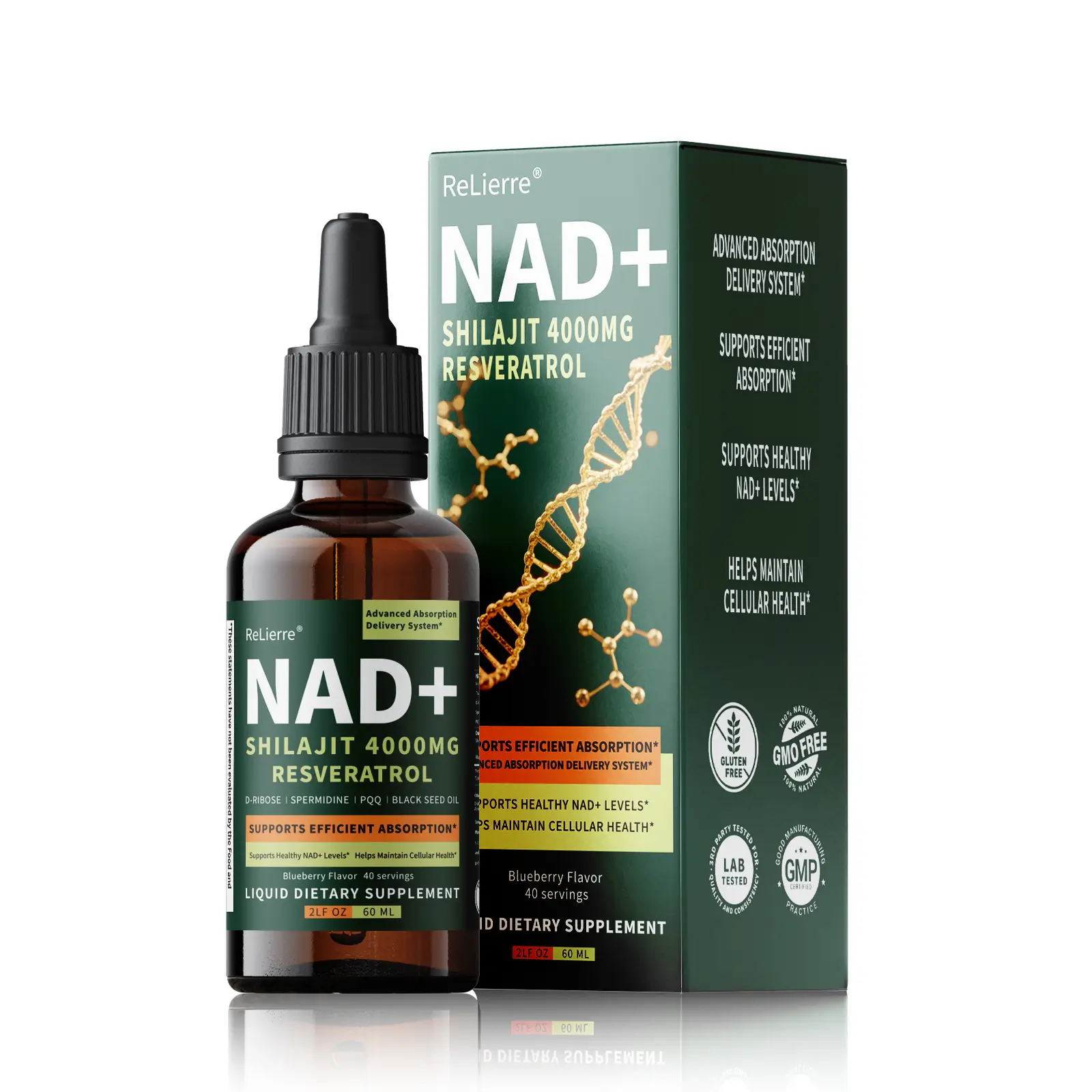NAD+ Liquid Drops | Cellular Energy & Recovery